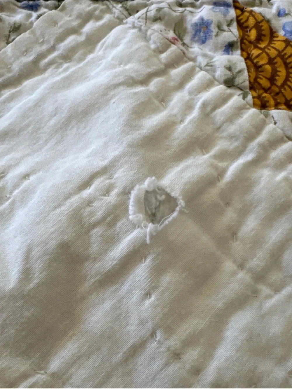 VTG Textile Lot 7 Quilt Crochet Embroidery Table Linens Cottagecore Granny Chic
